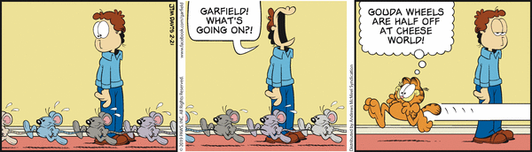 Komiksy garfield - komiks z dnia 21/02/2019