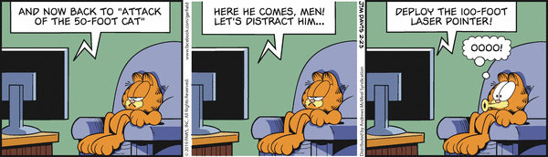 Komiksy garfield - komiks z dnia 23/02/2019