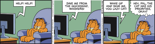 Komiksy garfield - komiks z dnia 28/02/2019