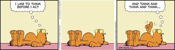 Komiksy garfield - komiks z dnia 04/03/2019