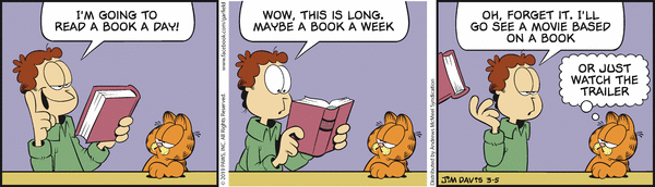 Komiksy garfield - komiks z dnia 05/03/2019