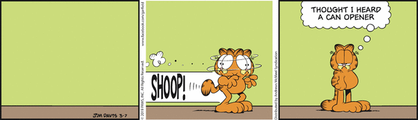 Komiksy garfield - komiks z dnia 07/03/2019