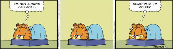 Komiksy garfield - komiks z dnia 01/04/2019