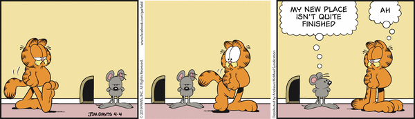 Komiksy garfield - komiks z dnia 04/04/2019