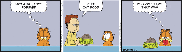 Komiksy garfield - komiks z dnia 06/04/2019