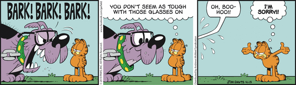 Komiksy garfield - komiks z dnia 13/04/2019