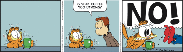 Komiksy garfield - komiks z dnia 15/04/2019
