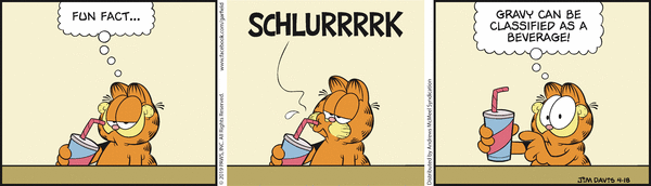 Komiksy garfield - komiks z dnia 18/04/2019