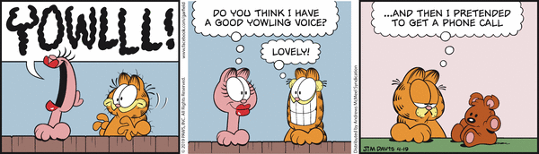 Komiksy garfield - komiks z dnia 19/04/2019