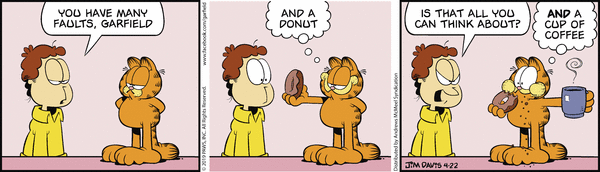 Komiksy garfield - komiks z dnia 22/04/2019