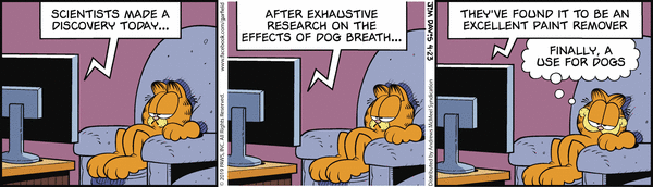 Komiksy garfield - komiks z dnia 23/04/2019