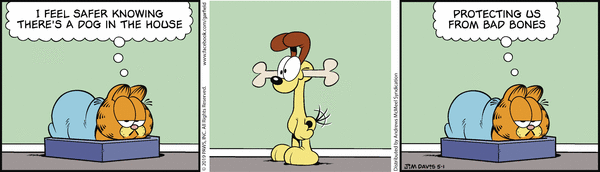 Komiksy garfield - komiks z dnia 01/05/2019