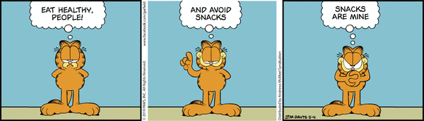 Komiksy garfield - komiks z dnia 04/05/2019