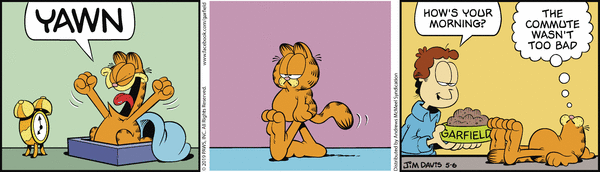 Komiksy garfield - komiks z dnia 06/05/2019