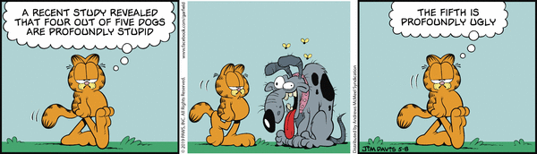 Komiksy garfield - komiks z dnia 08/05/2019