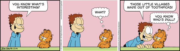 Komiksy garfield - komiks z dnia 14/05/2019
