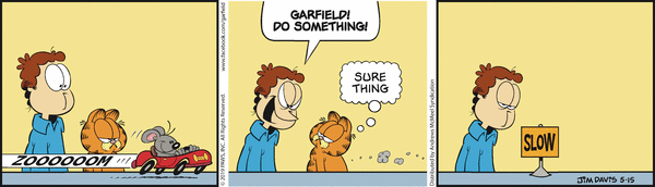 Komiksy garfield - komiks z dnia 15/05/2019