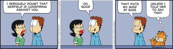 Komiksy garfield - komiks z dnia 01/06/2019
