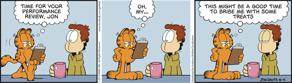 Komiksy garfield - komiks z dnia 04/06/2019