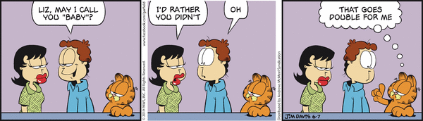 Komiksy garfield - komiks z dnia 07/06/2019
