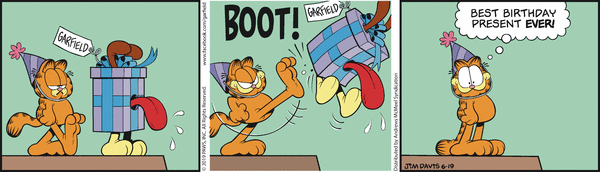 Komiksy garfield - komiks z dnia 19/06/2019