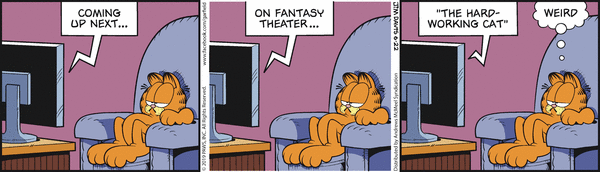 Komiksy garfield - komiks z dnia 22/06/2019