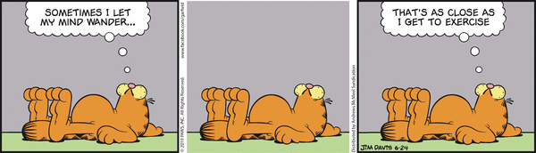 Komiksy garfield - komiks z dnia 24/06/2019