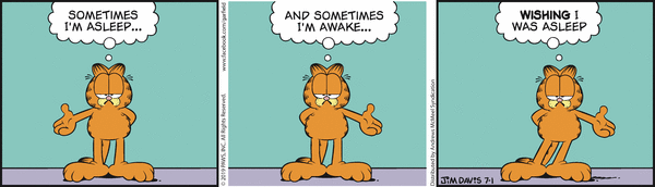 Komiksy garfield - komiks z dnia 01/07/2019