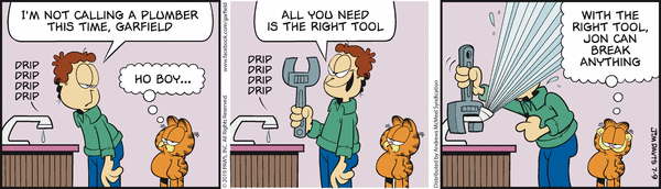 Komiksy garfield - komiks z dnia 09/07/2019