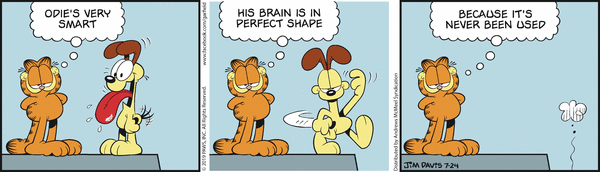 Komiksy garfield - komiks z dnia 24/07/2019