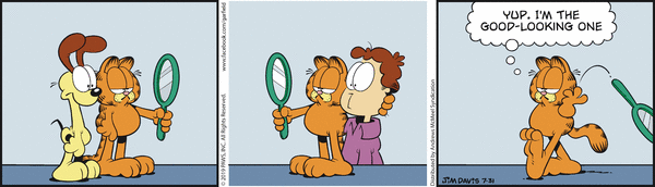 Komiksy garfield - komiks z dnia 31/07/2019