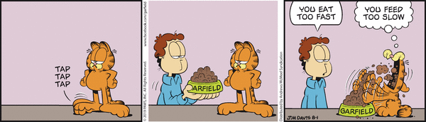Komiksy garfield - komiks z dnia 01/08/2019
