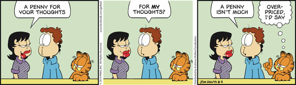 Komiksy garfield - komiks z dnia 03/08/2019