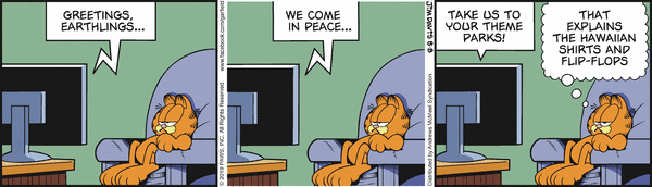 Komiksy garfield - komiks z dnia 08/08/2019