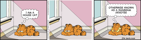 Komiksy garfield - komiks z dnia 20/08/2019
