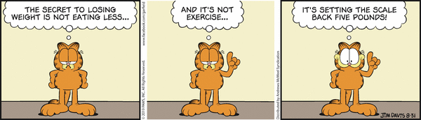 Komiksy garfield - komiks z dnia 31/08/2019