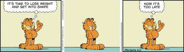 Komiksy garfield - komiks z dnia 21/09/2019