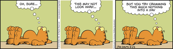 Komiksy garfield - komiks z dnia 23/09/2019