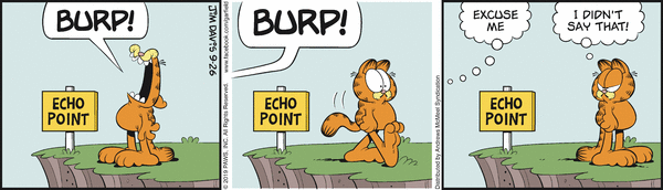 Komiksy garfield - komiks z dnia 26/09/2019
