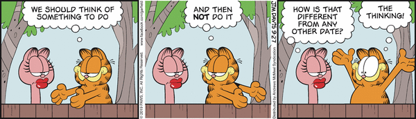 Komiksy garfield - komiks z dnia 27/09/2019