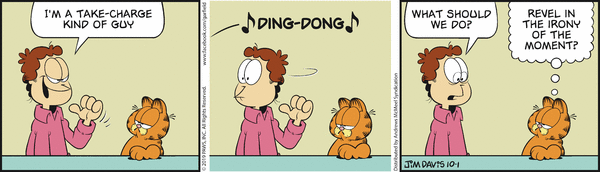 Komiksy garfield - komiks z dnia 01/10/2019
