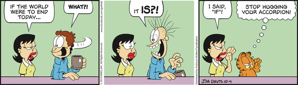 Komiksy garfield - komiks z dnia 04/10/2019