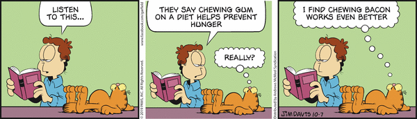 Komiksy garfield - komiks z dnia 07/10/2019