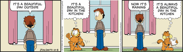 Komiksy garfield - komiks z dnia 08/10/2019