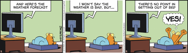 Komiksy garfield - komiks z dnia 14/10/2019