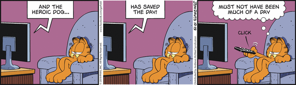 Komiksy garfield - komiks z dnia 19/10/2019