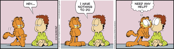 Komiksy garfield - komiks z dnia 21/10/2019