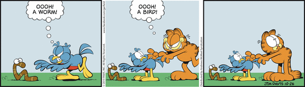 Komiksy garfield - komiks z dnia 26/10/2019