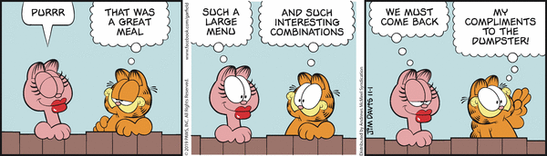 Komiksy garfield - komiks z dnia 01/11/2019