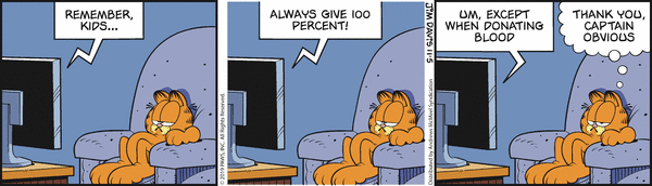 Komiksy garfield - komiks z dnia 05/11/2019